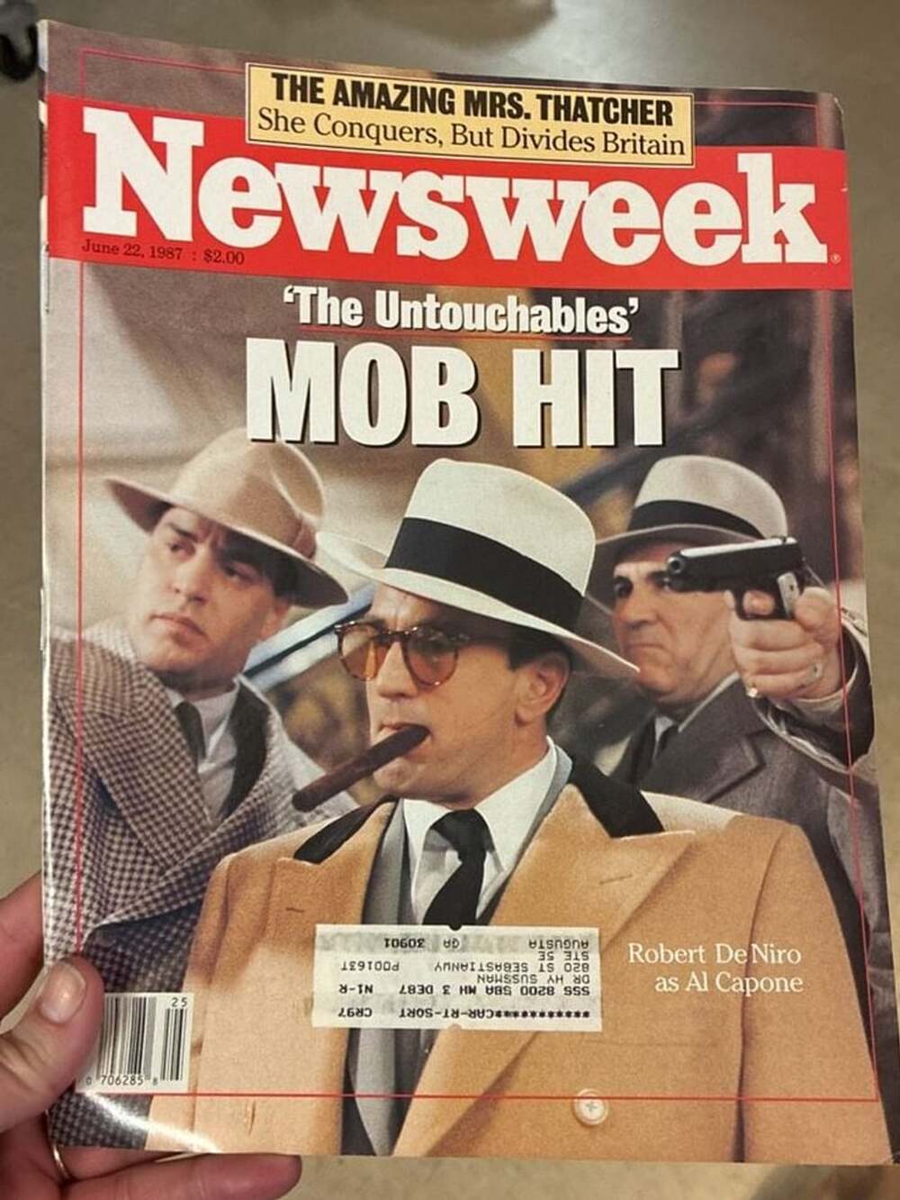 Newsweek Magazine June 22 1987 Robert De Niro as Al Capone